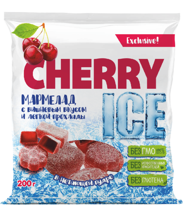 Мармелад «Cherry ice» Красный Мозырянин