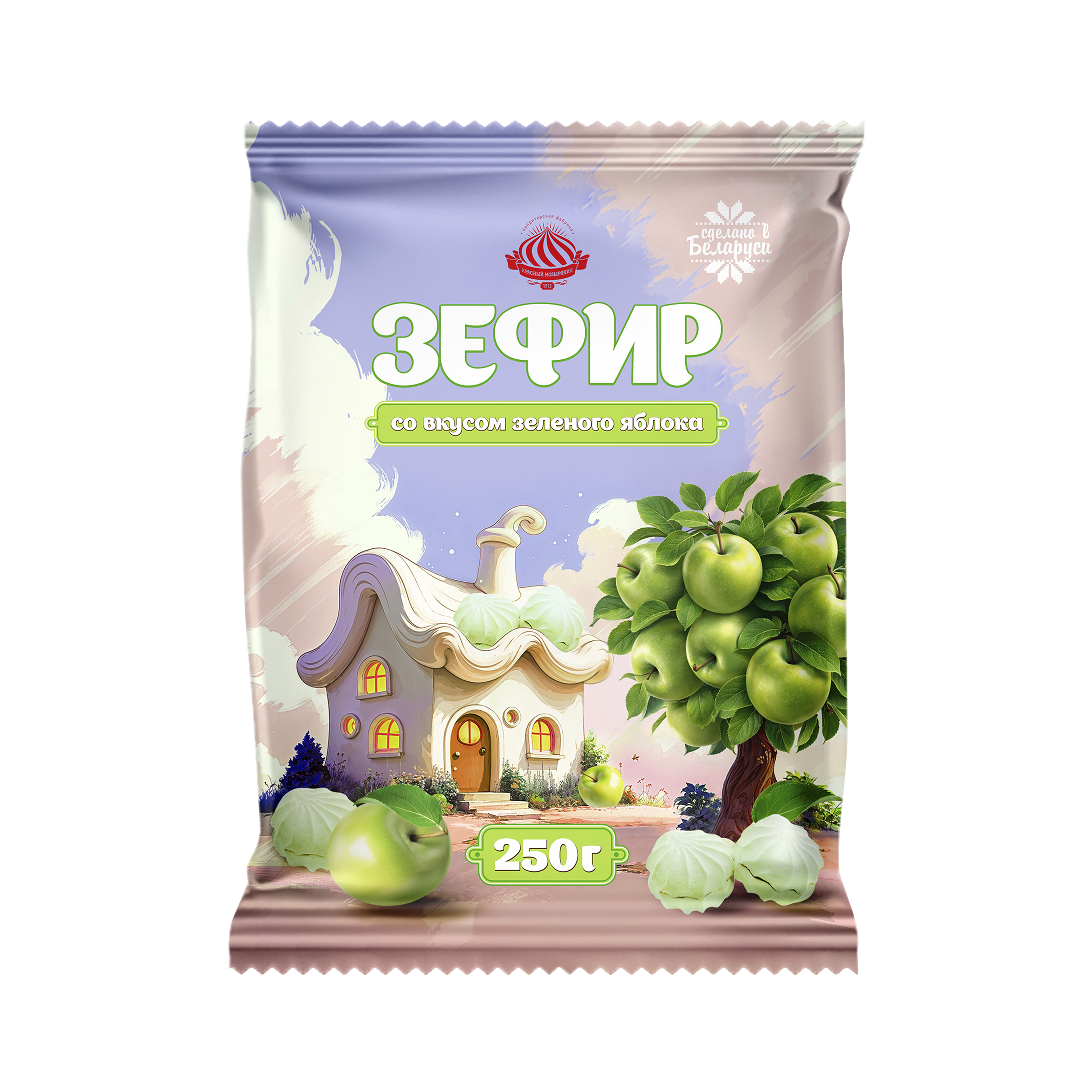 Зефир «Рошель» зеленое яблоко