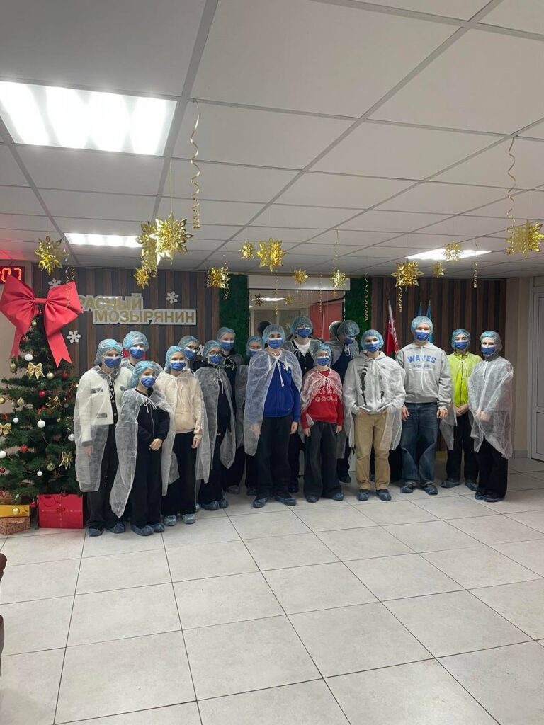 Гости из г. Гомеля на кондитерской фабрике