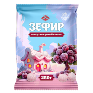 Зефир «Рошель» со вкусом морозной клюквы