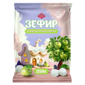 Зефир «Рошель» зеленое яблоко