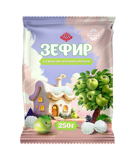 Зефир «Рошель» зеленое яблоко